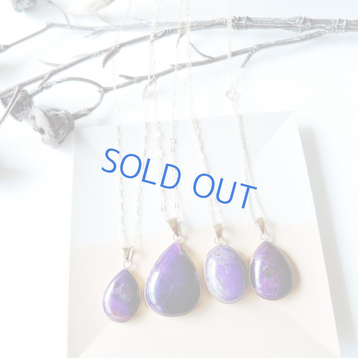 画像8: 【1点もの・Bオーバル】スギライトAAA 大粒フレームペンダント 約50cm14kgfネックレス (8)