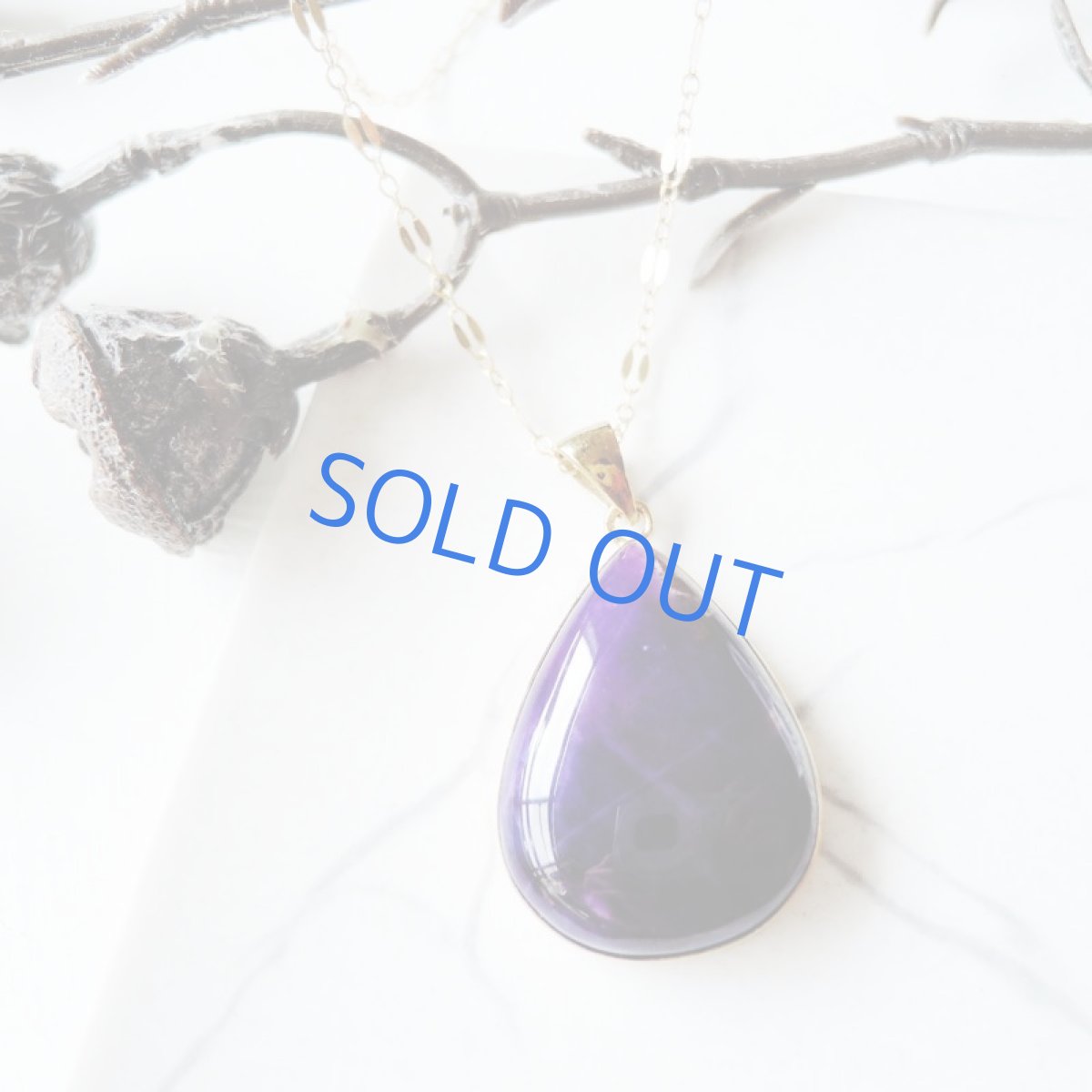 画像4: 【1点もの・D超大粒】スギライトAAA 大粒フレームペンダント 約50cm14kgfネックレス (4)