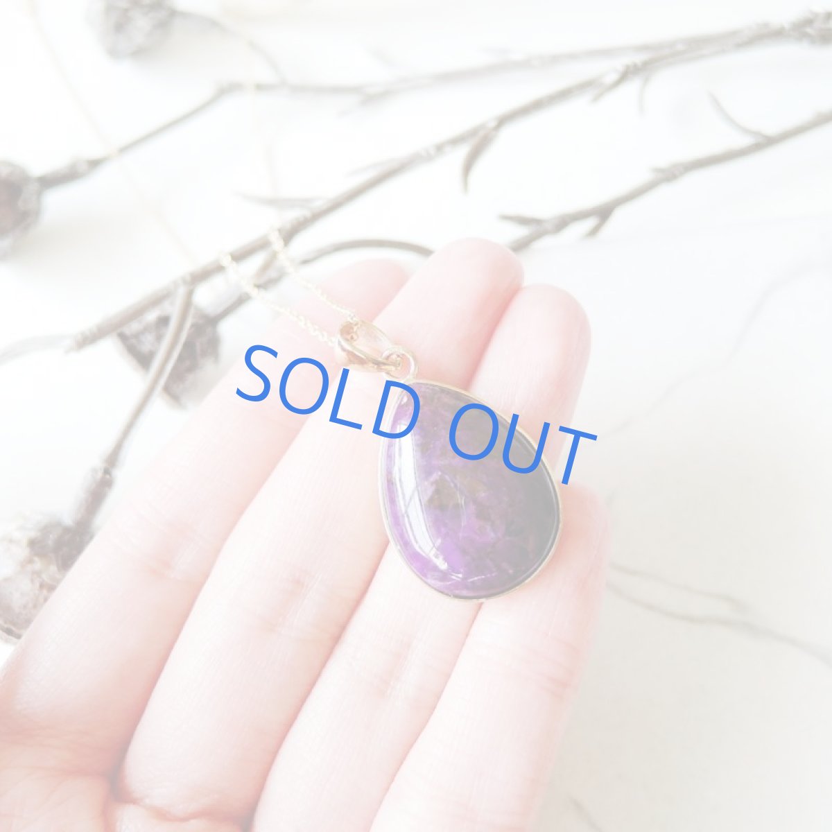 画像3: 【1点もの・C】スギライトAAA 大粒フレームペンダント 約50cm14kgfネックレス (3)