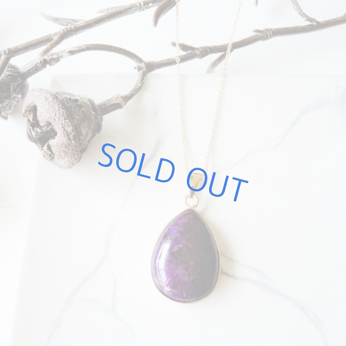 画像5: 【1点もの・C】スギライトAAA 大粒フレームペンダント 約50cm14kgfネックレス (5)