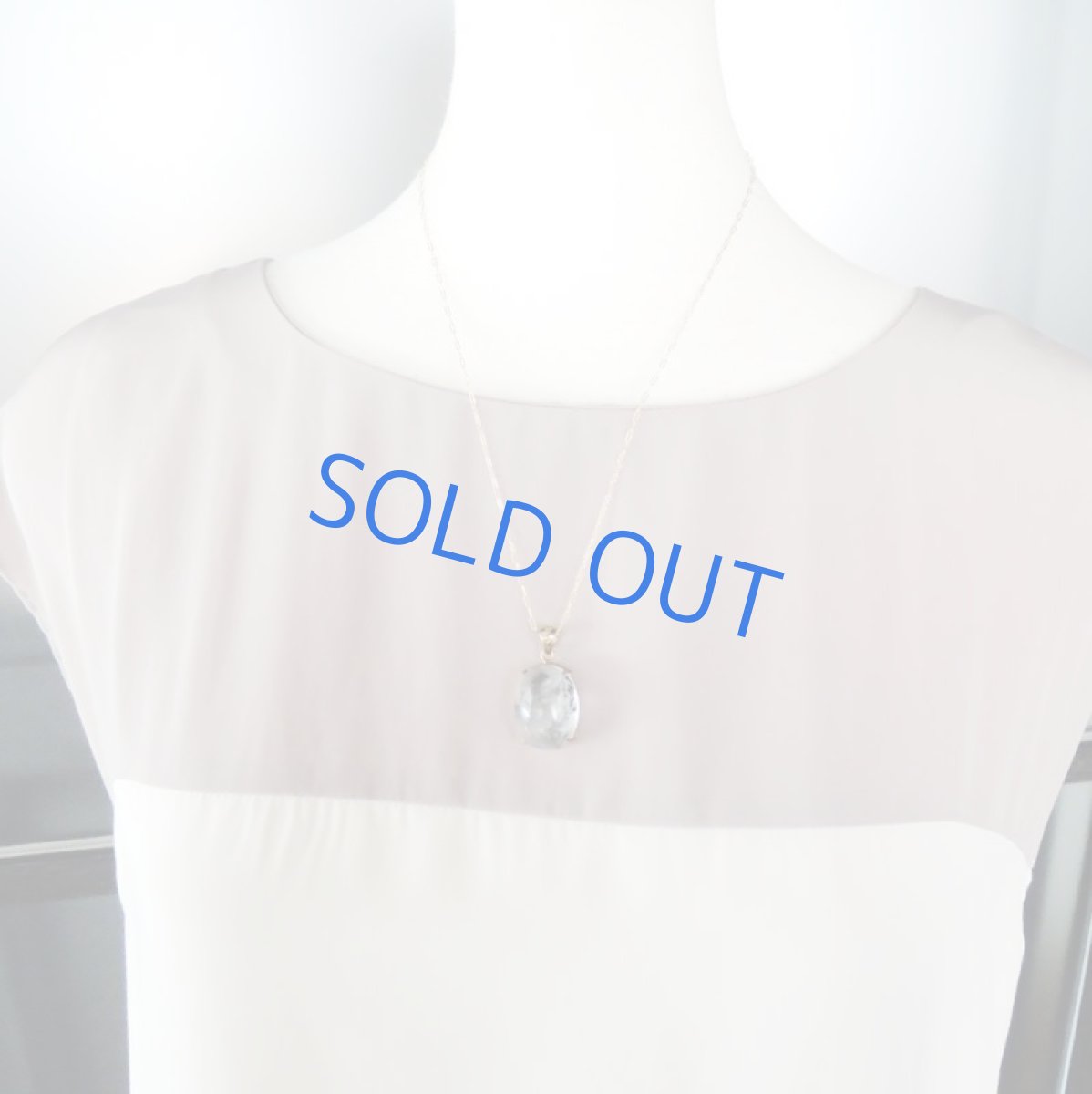 画像8: 【1点もの・オーバルA】ブラジル産 デンドリティッククォーツ ペンダント 14kgfネックレス約50cm (8)