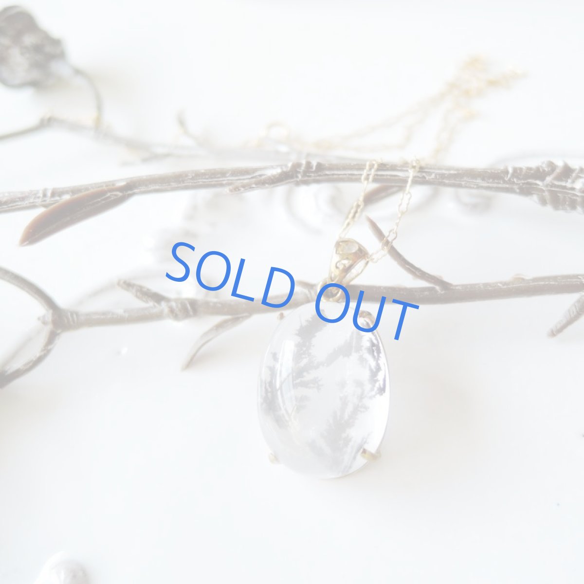 画像6: 【1点もの・オーバルA】ブラジル産 デンドリティッククォーツ ペンダント 14kgfネックレス約50cm (6)