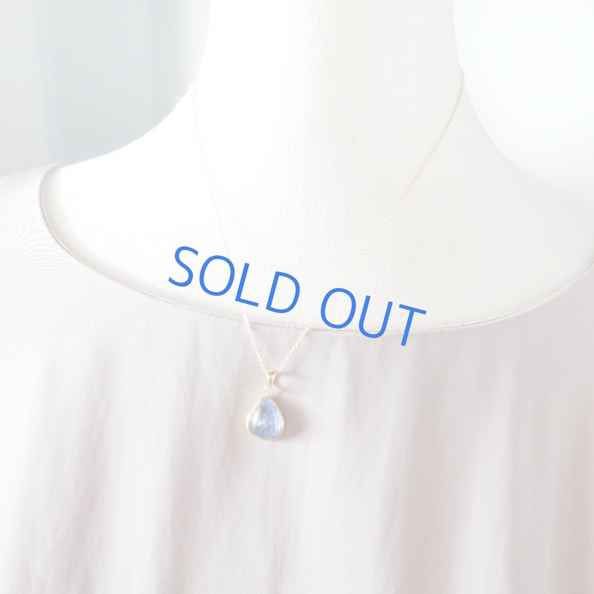 画像6: 【1点もの・ティアB】AAA タンザナイト 滴型 14kgfネックレス約40cm  (6)