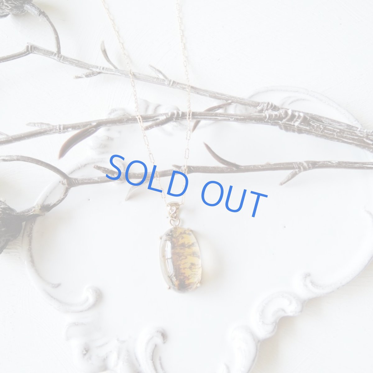 画像6: 【1点もの・オーバルB】ブラジル産 デンドリティッククォーツ ペンダント 14kgfネックレス約50cm (6)