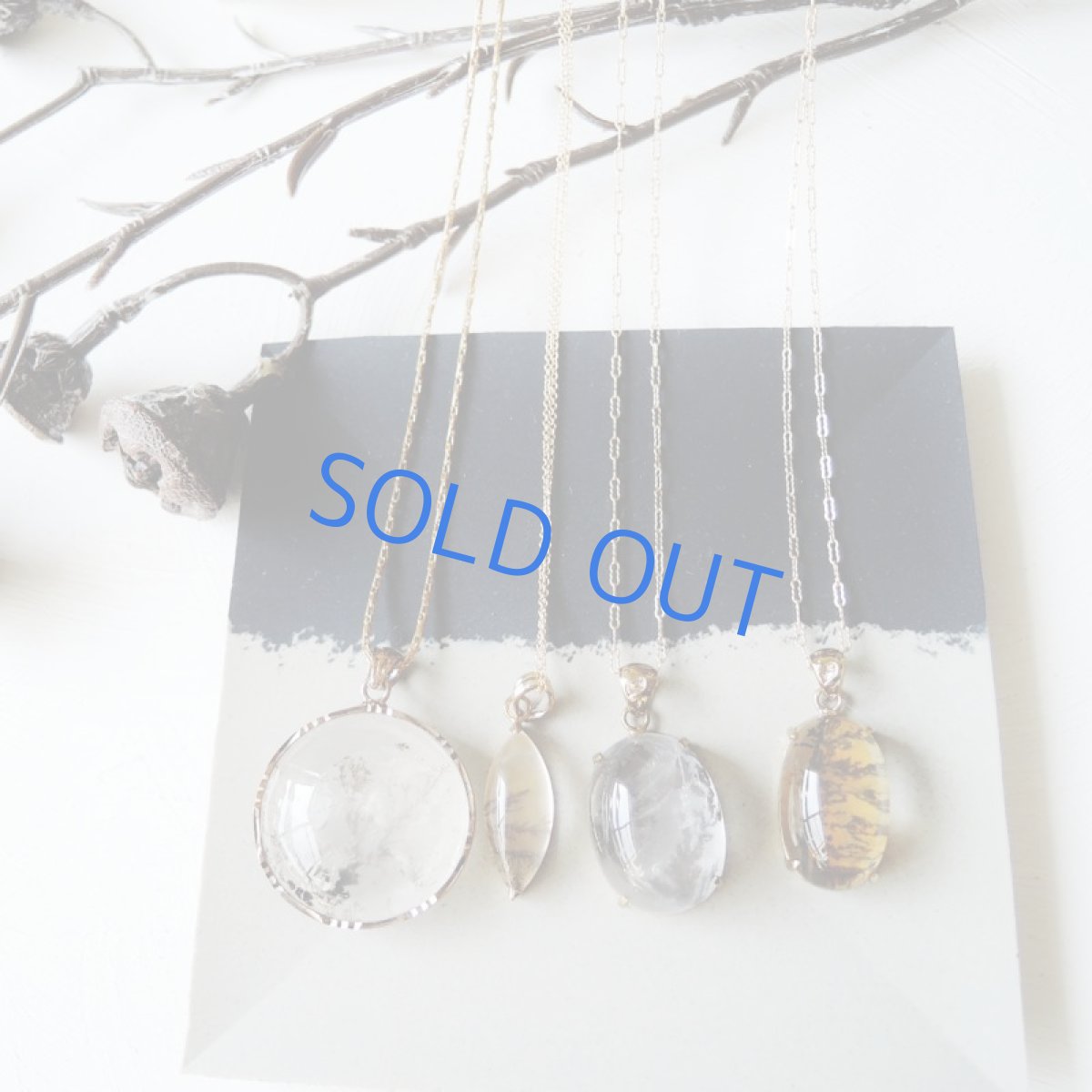 画像9: 【1点もの・オーバルA】ブラジル産 デンドリティッククォーツ ペンダント 14kgfネックレス約50cm (9)