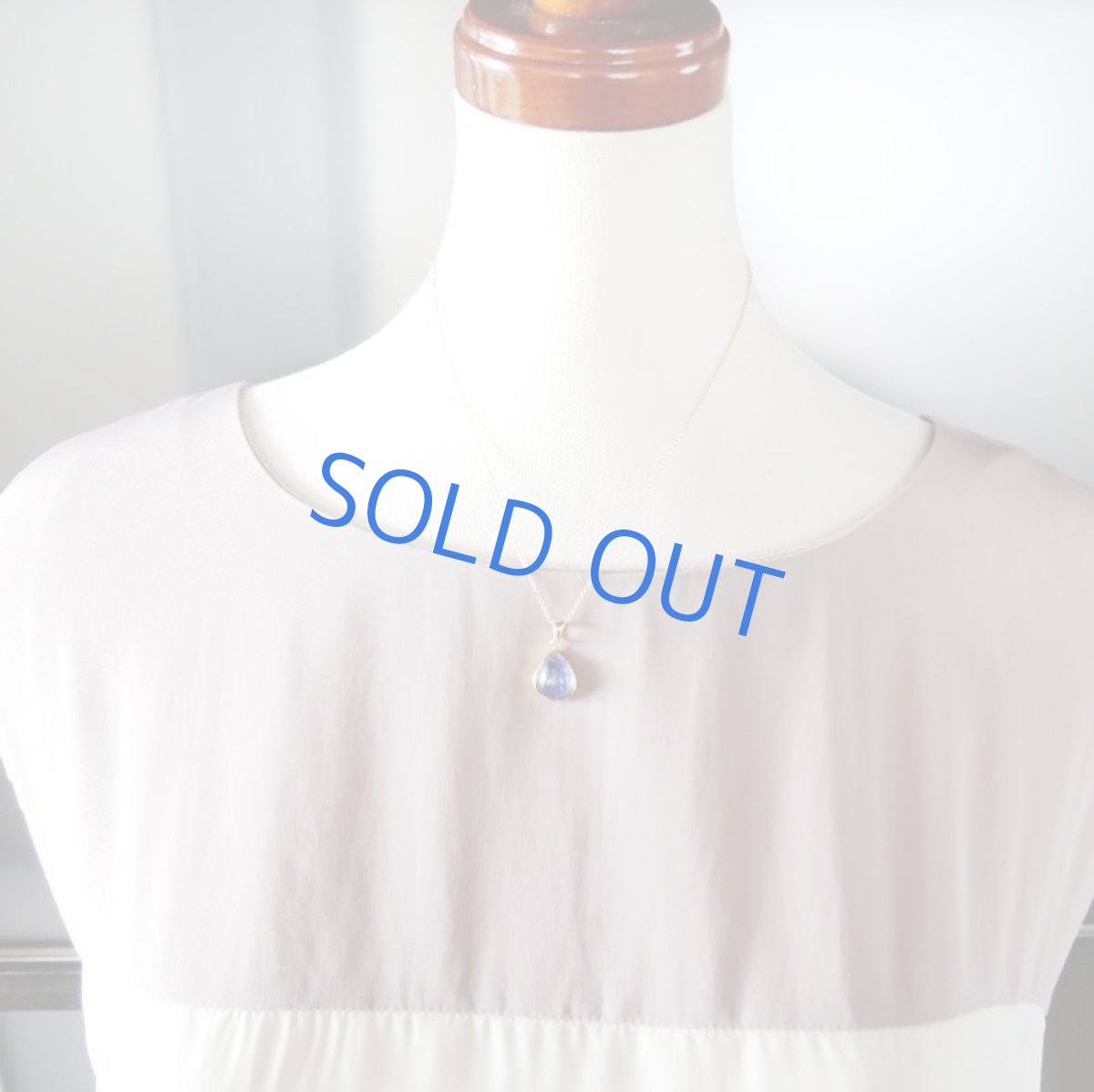 画像7: 【1点もの・ティアB】AAA タンザナイト 滴型 14kgfネックレス約40cm  (7)