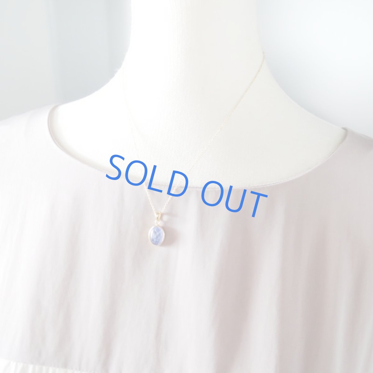 画像5: 【1点もの・オーバルE】AAA　タンザナイト　オーバル型　14kgfネックレス約40cm (5)