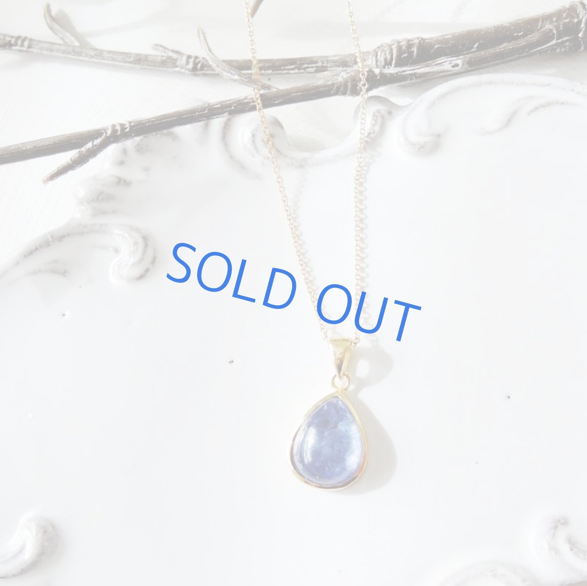 画像5: 【1点もの・ティアB】AAA タンザナイト 滴型 14kgfネックレス約40cm  (5)