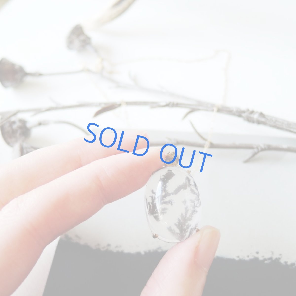 画像5: 【1点もの・オーバルA】ブラジル産 デンドリティッククォーツ ペンダント 14kgfネックレス約50cm (5)