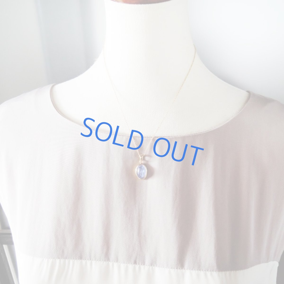 画像9: 【1点もの・オーバルA】AAA　タンザナイト　オーバル型　14kgfネックレス約40cm (9)