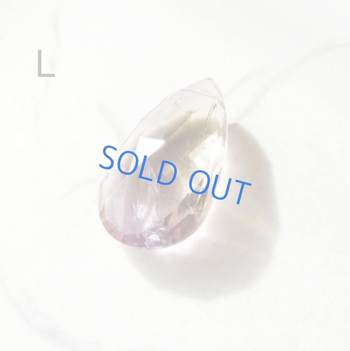 画像7: 【残りMのみ・SELECT】超大粒　ボリビア産非加熱　アメトリン　ペアシェイプ　14kgfネックレス約50cm (7)