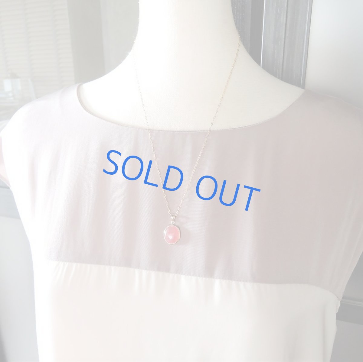 画像8: 【1点もの・A】大粒 アルゼンチン産インカローズ ぽってりオーバル型 約50cm14kgfネックレス (8)