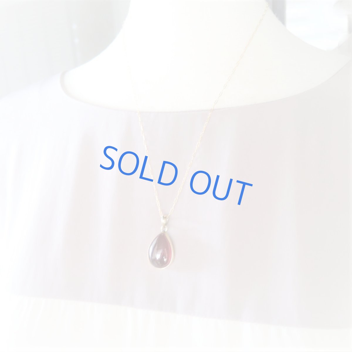 画像6: 【1点もの・B】超大粒 ヘソナイトガーネット しずく型 約50cm14kgfネックレス (6)