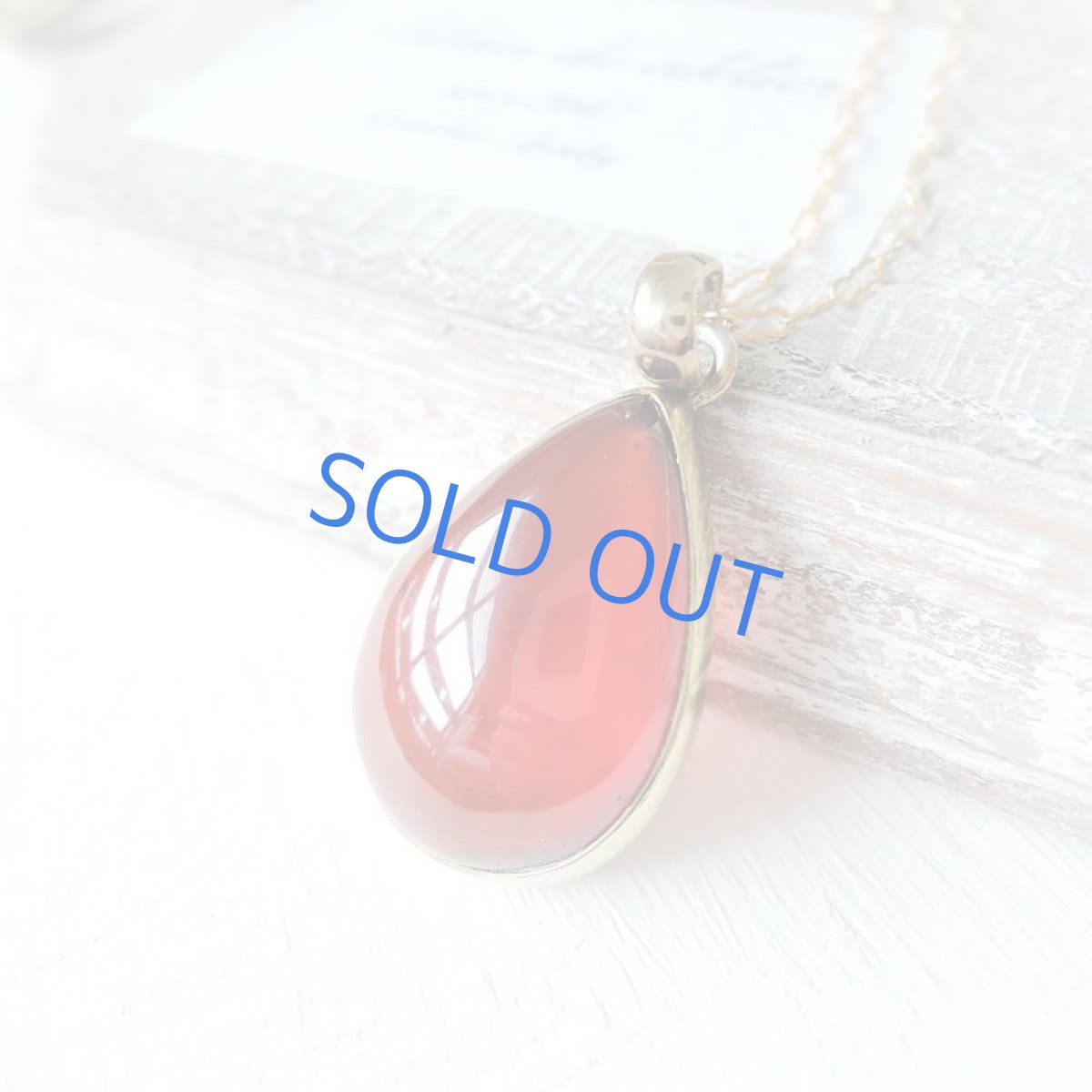 画像2: 【1点もの・B】超大粒 ヘソナイトガーネット しずく型 約50cm14kgfネックレス (2)