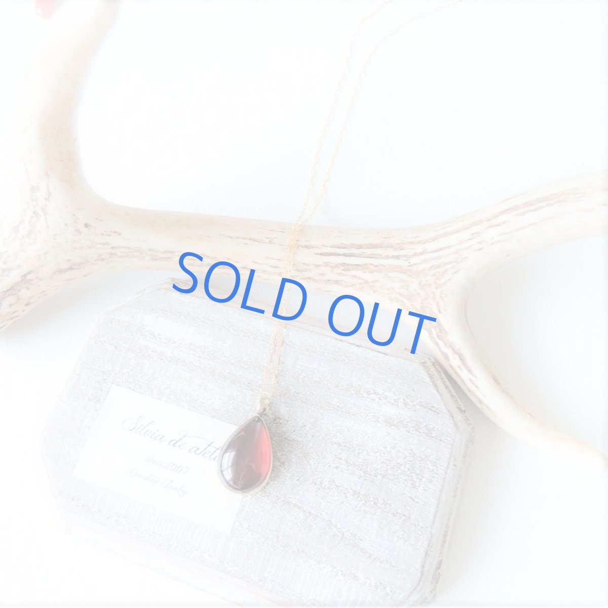 画像4: 【1点もの・B】超大粒 ヘソナイトガーネット しずく型 約50cm14kgfネックレス (4)