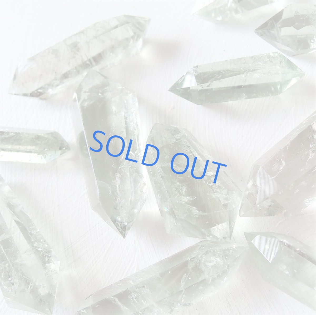 画像2: 残り1　 ブラジル産　グリーンアメジスト結晶　音叉セット (2)