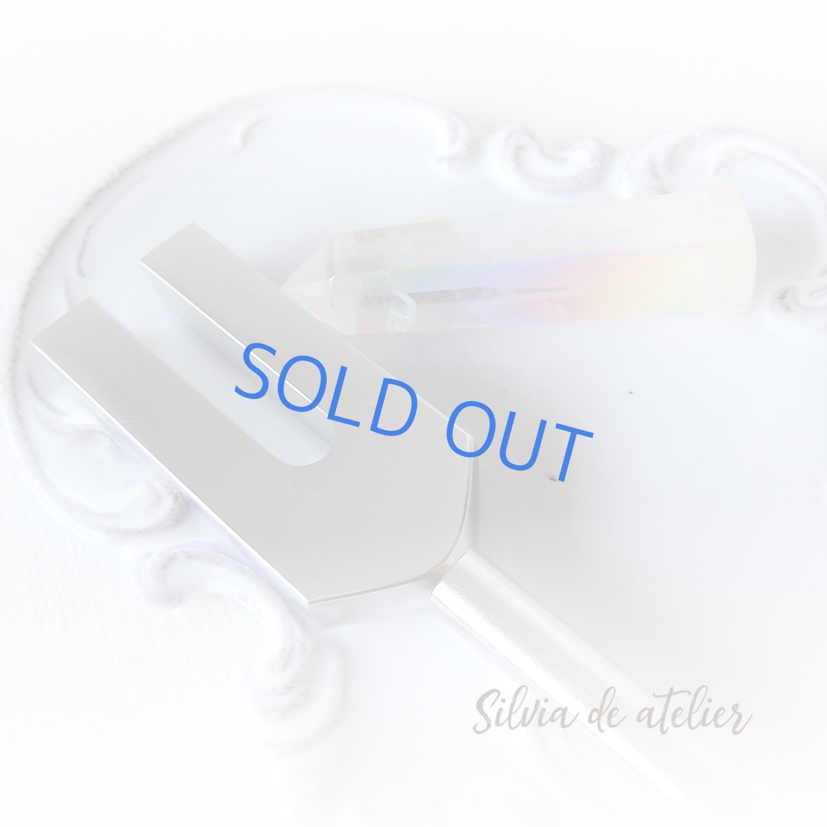 画像12: 【各限定1・SELECT】 チャクラカラー対応 オーラクォーツ結晶 音叉セット (12)