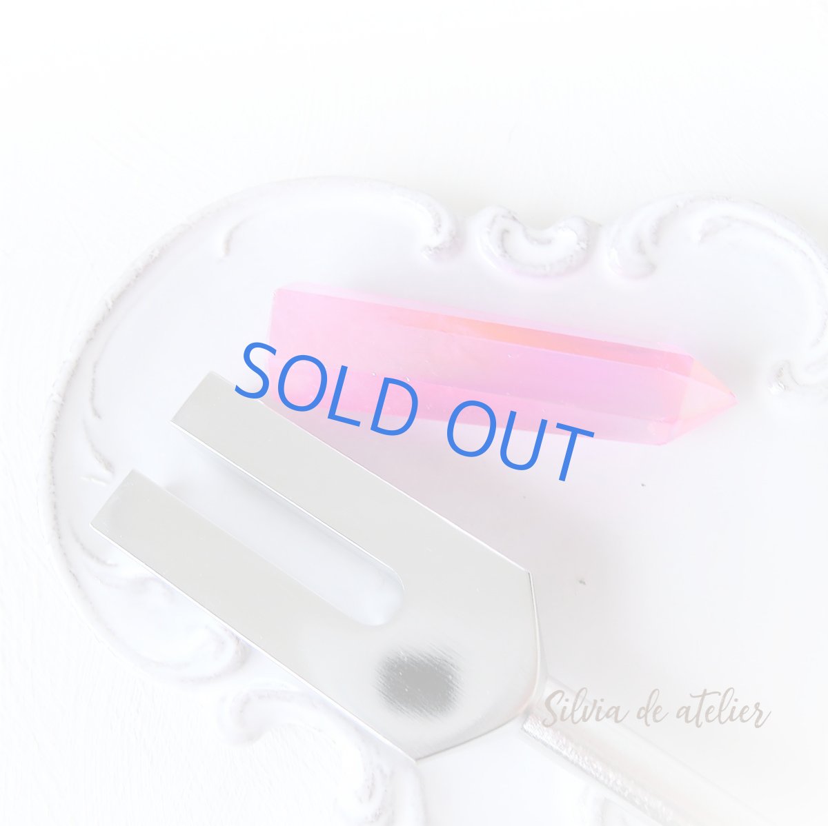 画像9: 【各限定1・SELECT】 チャクラカラー対応 オーラクォーツ結晶 音叉セット (9)