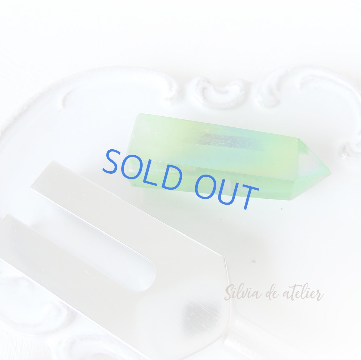 画像2: 【各限定1・SELECT】 チャクラカラー対応 オーラクォーツ結晶 音叉セット (2)