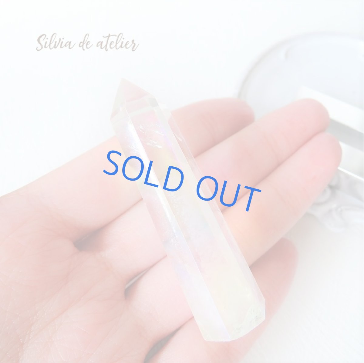 画像13: 【各限定1・SELECT】 チャクラカラー対応 オーラクォーツ結晶 音叉セット (13)