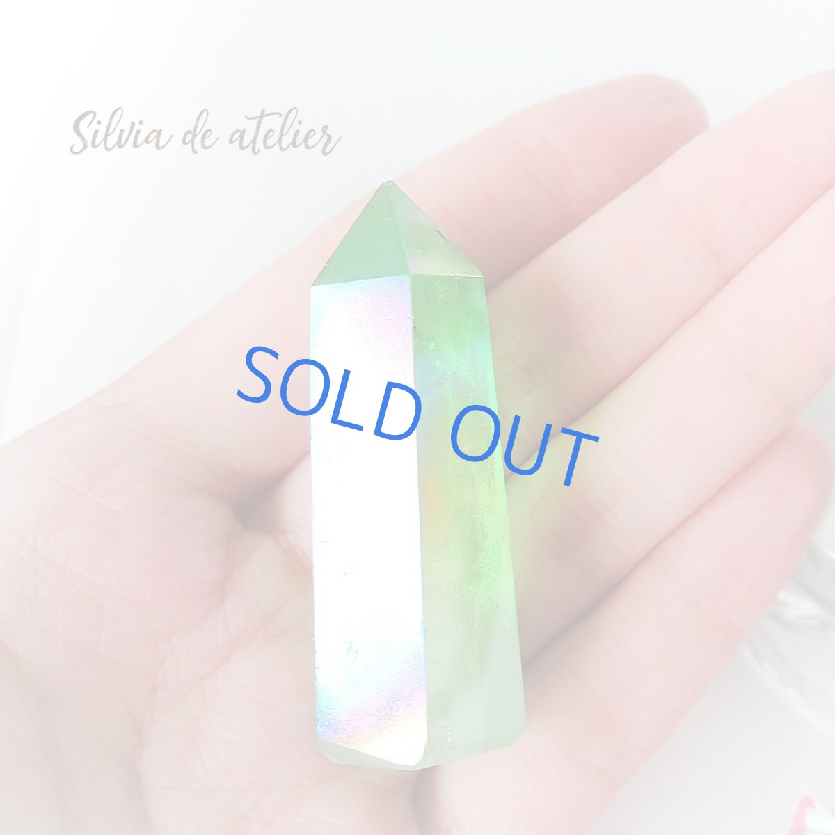 画像4: 【各限定1・SELECT】 チャクラカラー対応 オーラクォーツ結晶 音叉セット (4)