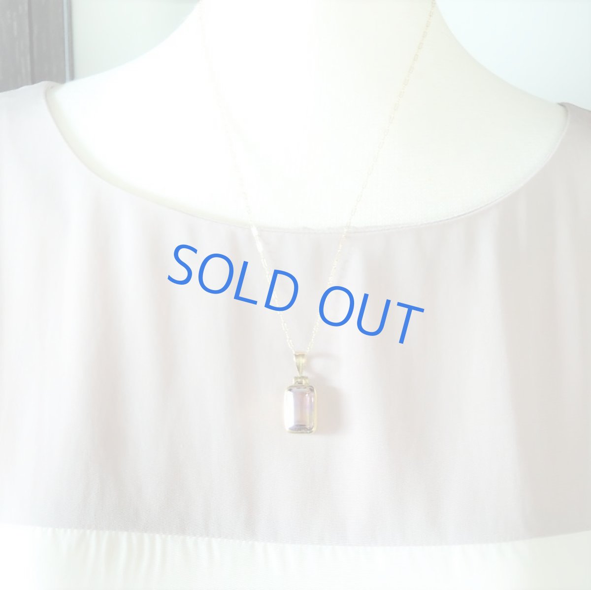 画像7: 【1点もの・Aレクタングル】超大粒 宝石質 ボリビア産非加熱 AAAAアメトリン ジェム フレームペンダントネックレス (7)