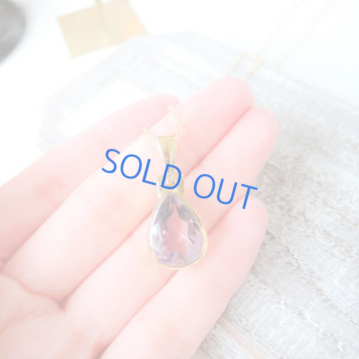 画像5: 【1点もの・Bティア】超大粒 宝石質 ボリビア産非加熱 AAAAアメトリン ジェム フレームペンダントネックレス (5)