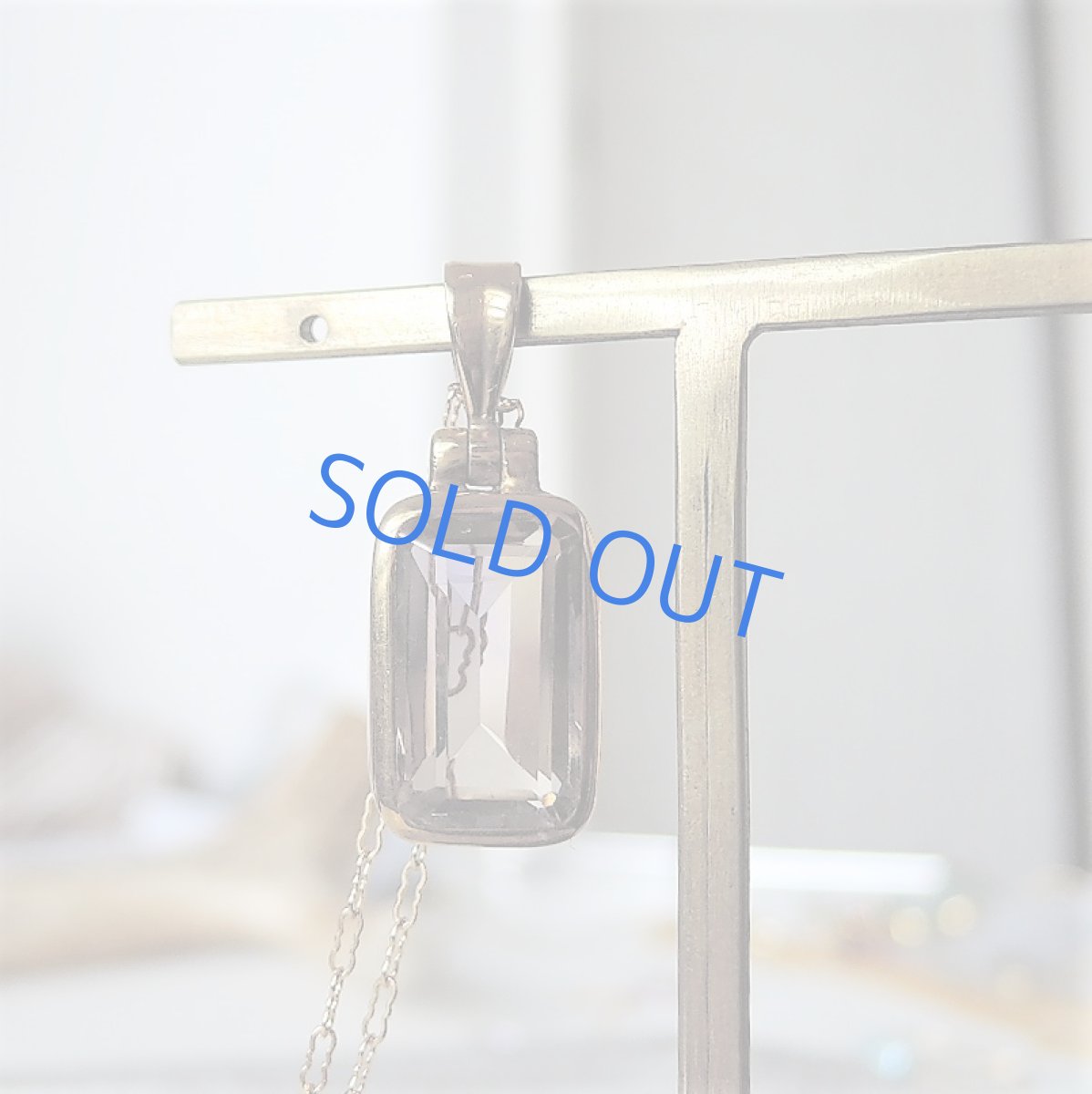 画像6: 【1点もの・Aレクタングル】超大粒 宝石質 ボリビア産非加熱 AAAAアメトリン ジェム フレームペンダントネックレス (6)