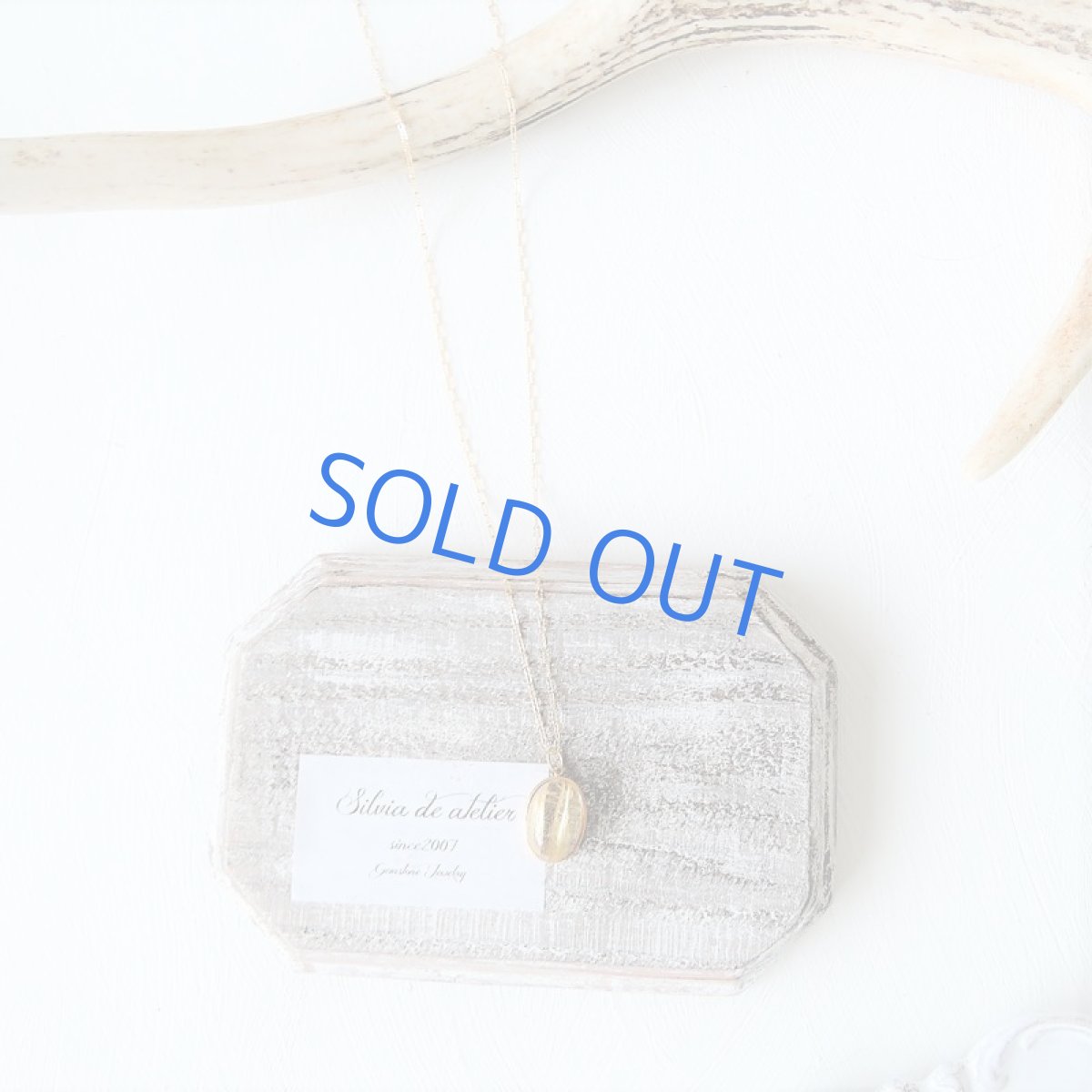 画像3: 1点もの　ブラジル産タイチンルチルクォーツ　マットフレームペンダント　14kgf約50cmネックレス (3)