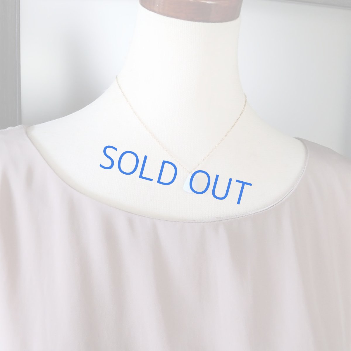 画像8: 【1点もの・E】オーストラリア産 ホワイトファイアオパール タブレット 約40センチ14kgfチェーンネックレス (8)