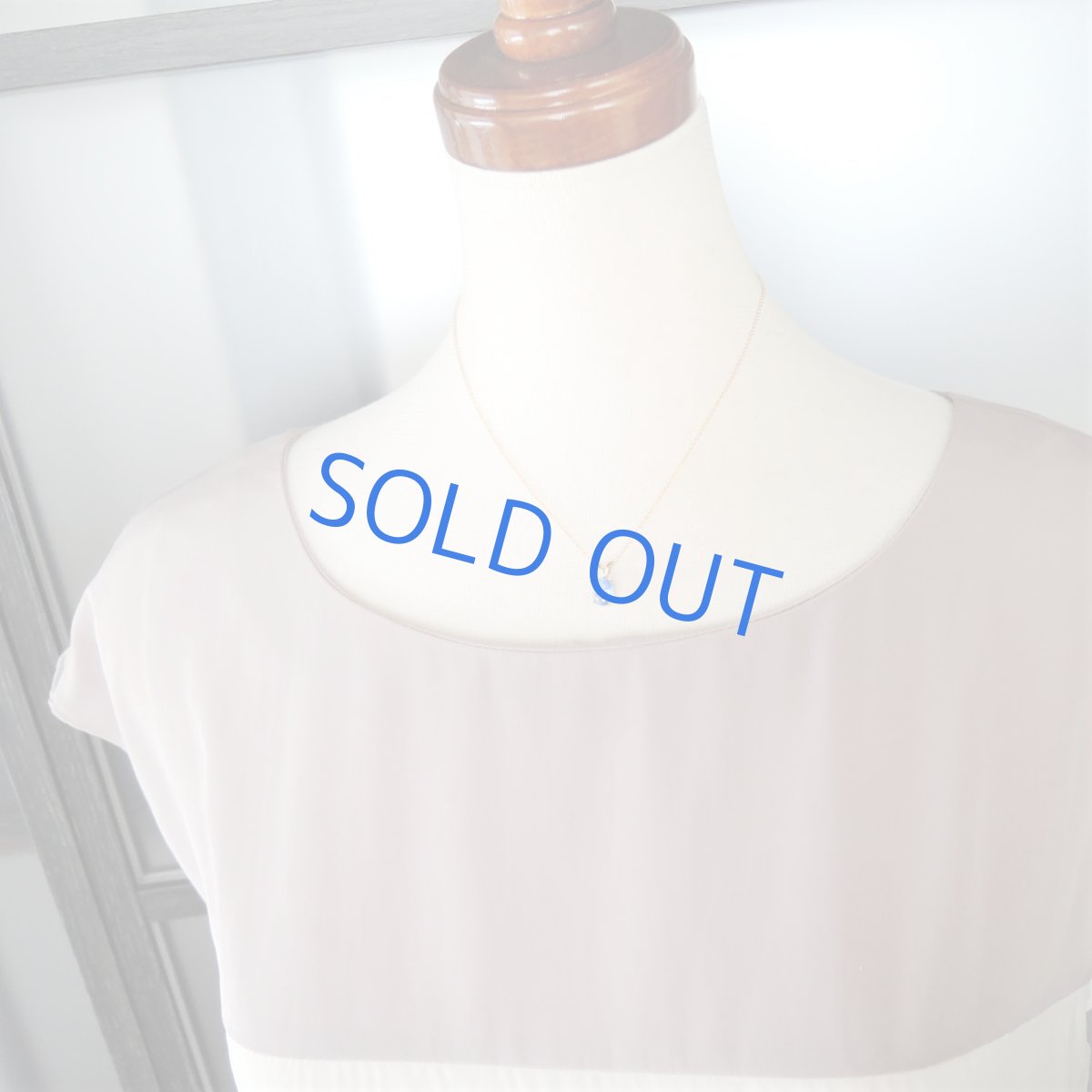 画像8: 【残り1】宝飾用ルース　シベリアンブルークォーツ　オーバルジェム　約40センチ14kgfチェーンネックレス (8)