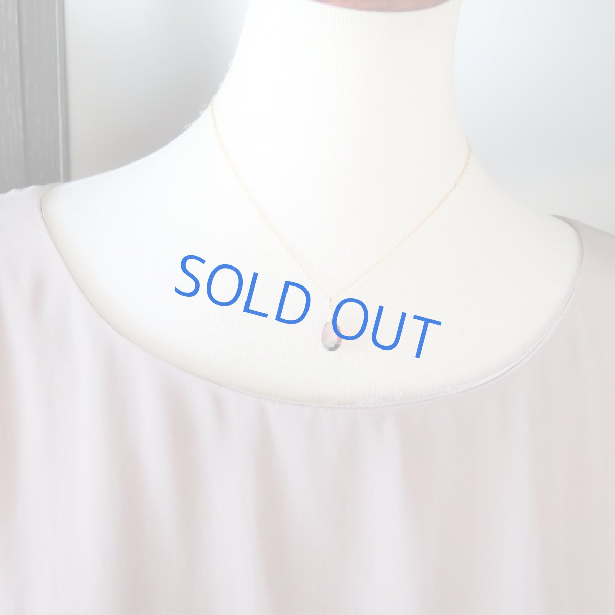 画像6: 【1点もの】ヘソナイトガーネット ペアシェイプコンケーブカット 約40センチ14kgfチェーンネックレス (6)