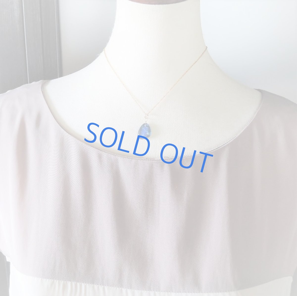 画像7: 【1点もの・C】オーストラリア産 ブルーファイアオパール タブレット 約40センチ14kgfチェーンネックレス (7)