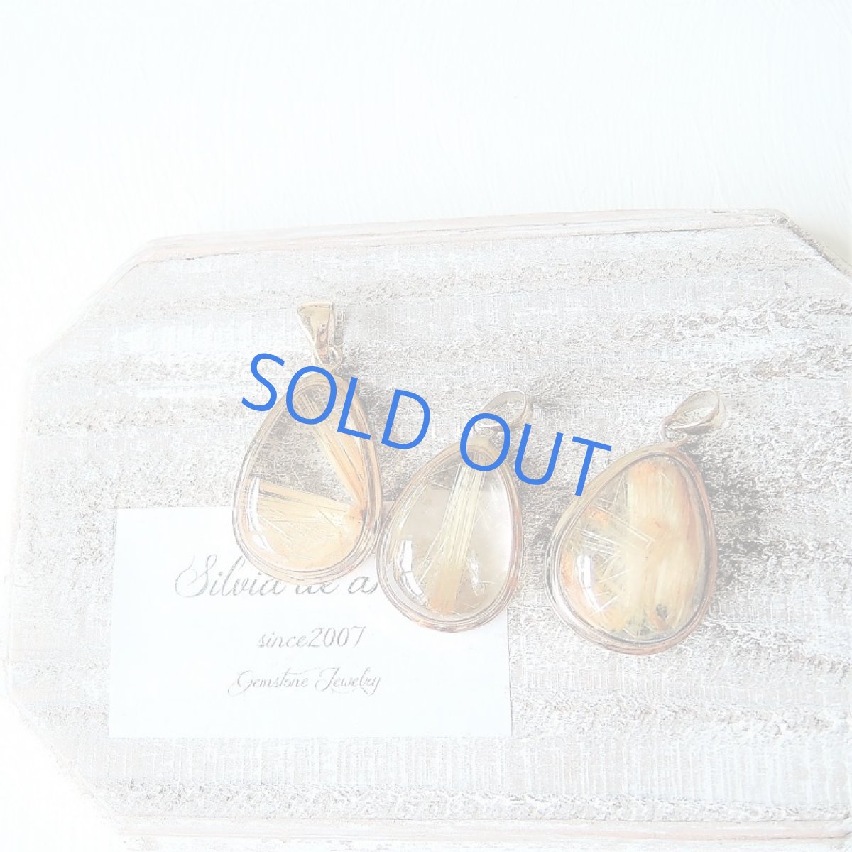 画像7: 【1点もの・A】ブラジル産タイチンゴールドルチルクォーツ　フレームペンダント　14kgf約50cmネックレス (7)