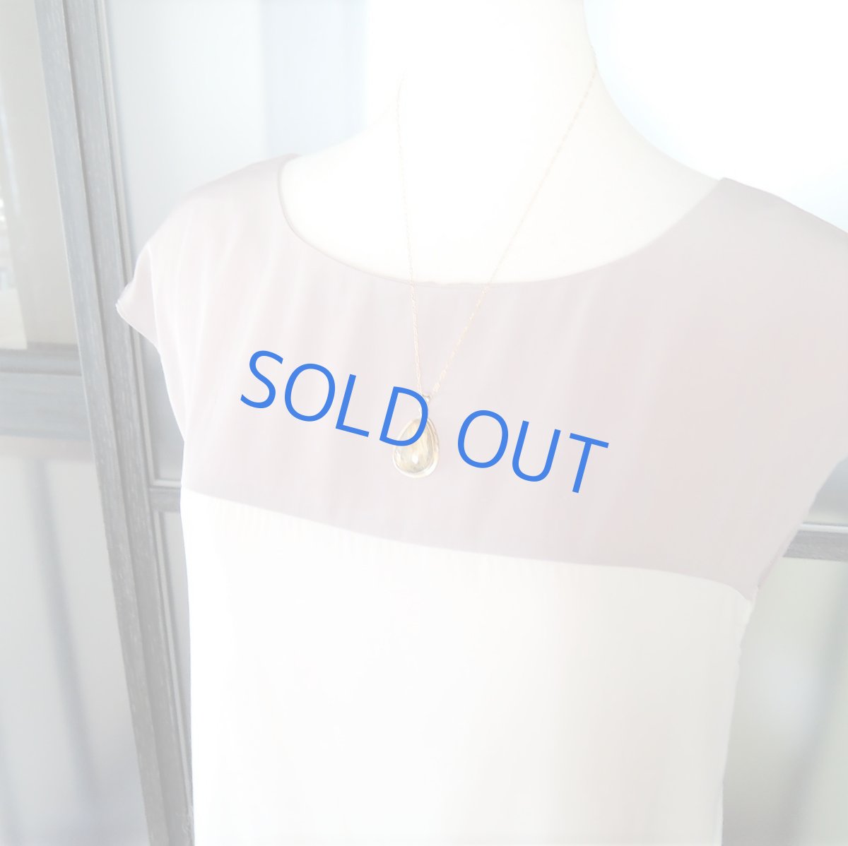 画像7: 【1点もの・C】ブラジル産タイチンゴールドルチルクォーツ フレームペンダント 14kgf約50cmネックレス (7)