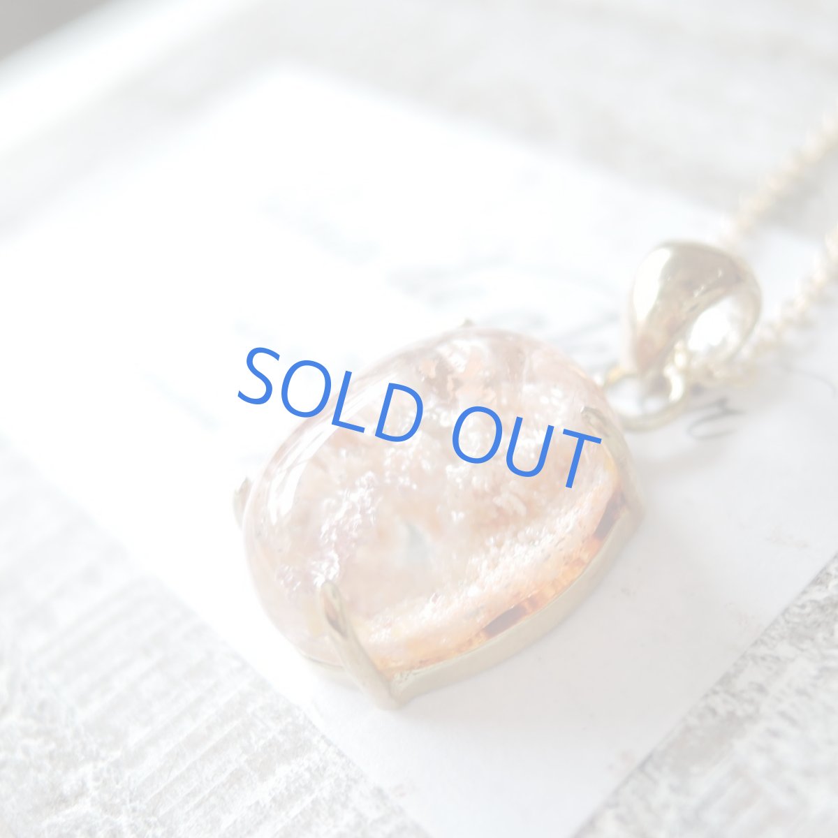 画像4: 【1点もの・E】サンゴ風 ガーデンクォーツ 14kgf約40cmネックレス (4)