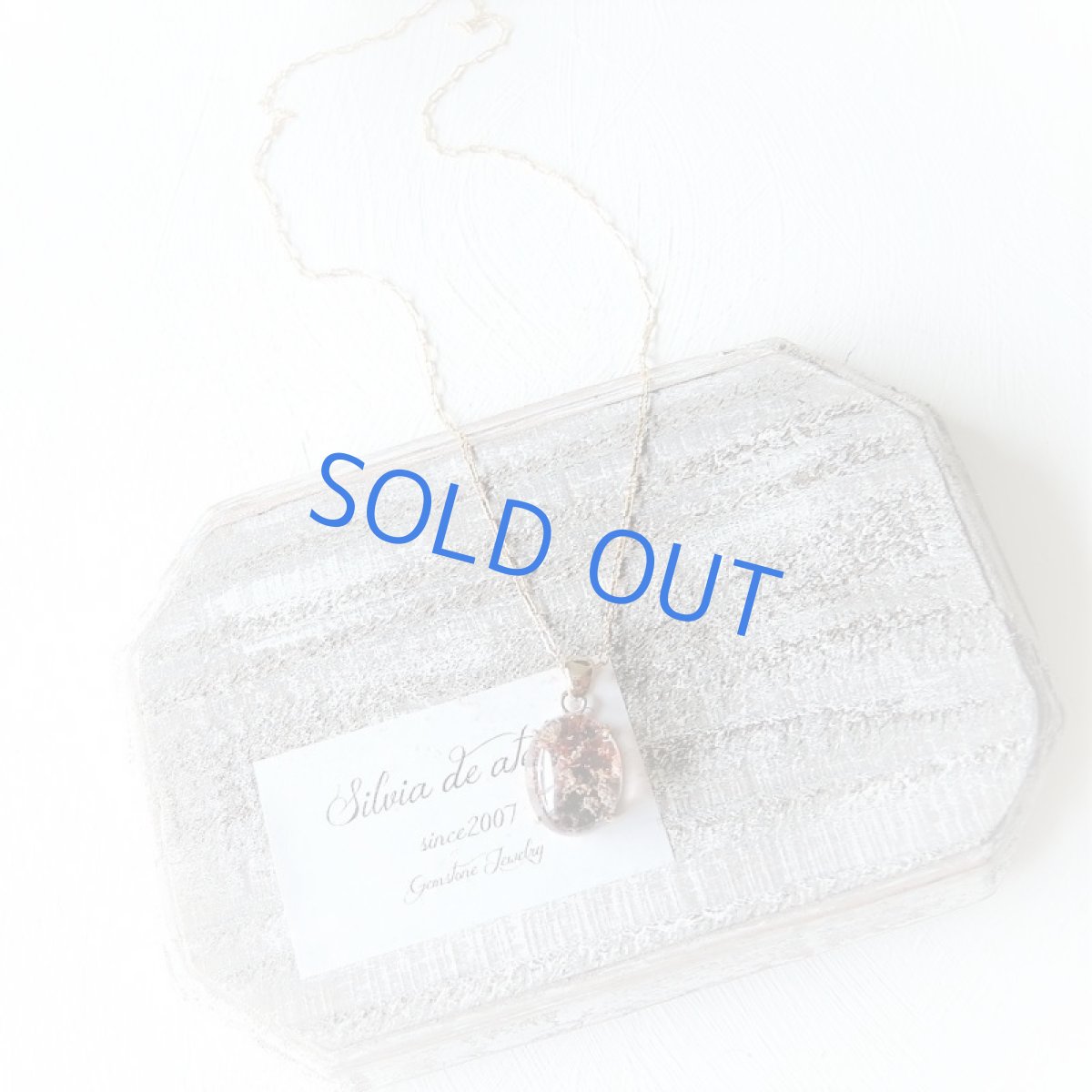 画像4: 【1点もの・A】赤サンゴ風 ガーデンクォーツ 14kgf約50cmネックレス (4)