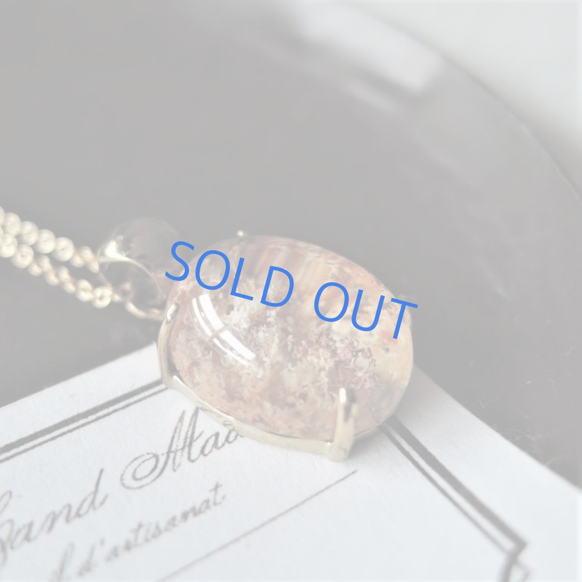 画像5: 【1点もの・E】サンゴ風 ガーデンクォーツ 14kgf約40cmネックレス (5)