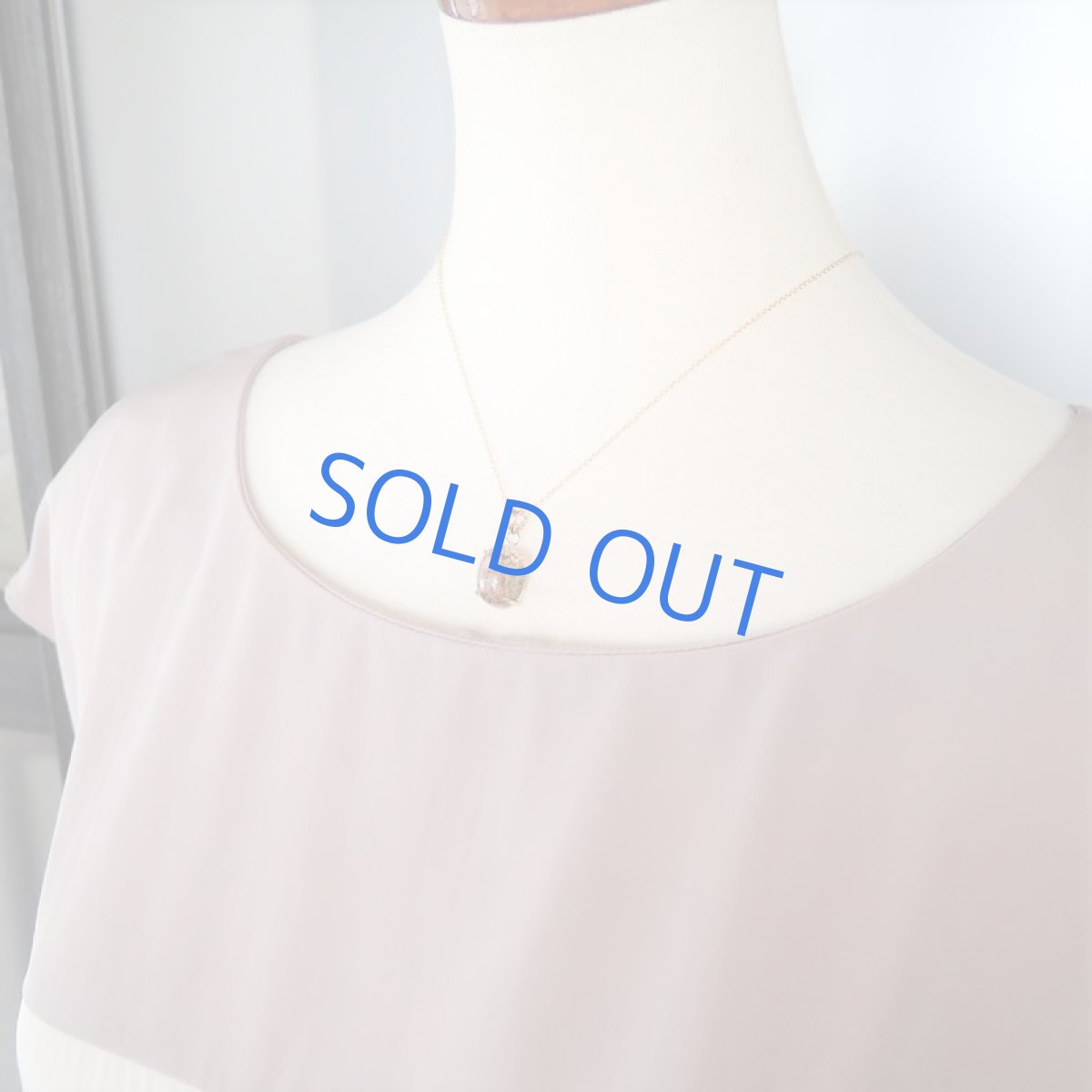 画像6: 【1点もの・D】サンゴ風 ガーデンクォーツ 14kgf約40cmネックレス (6)