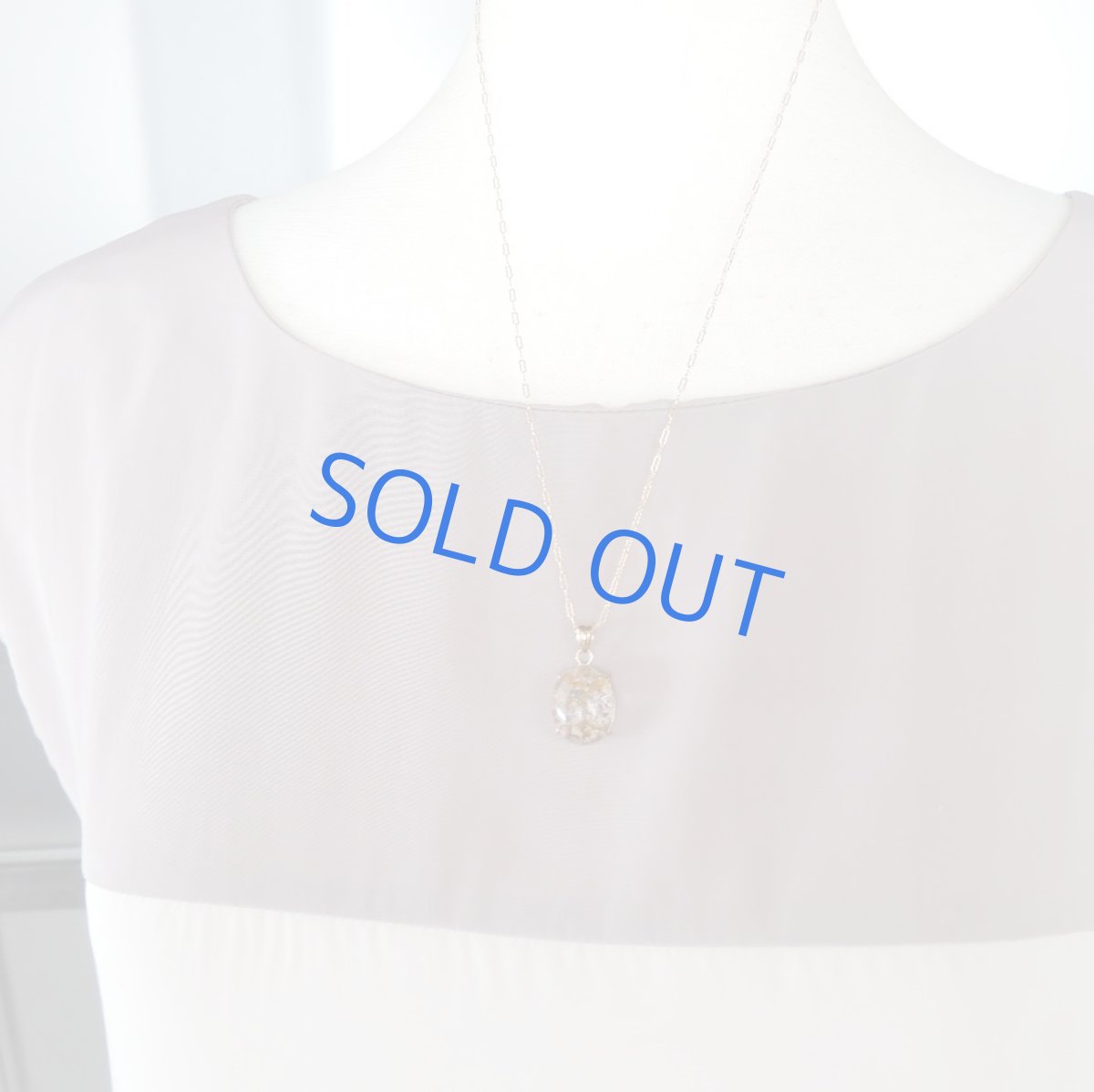 画像7: 【1点もの・B】赤サンゴ風　ガーデンクォーツ　14kgf約50cmネックレス (7)