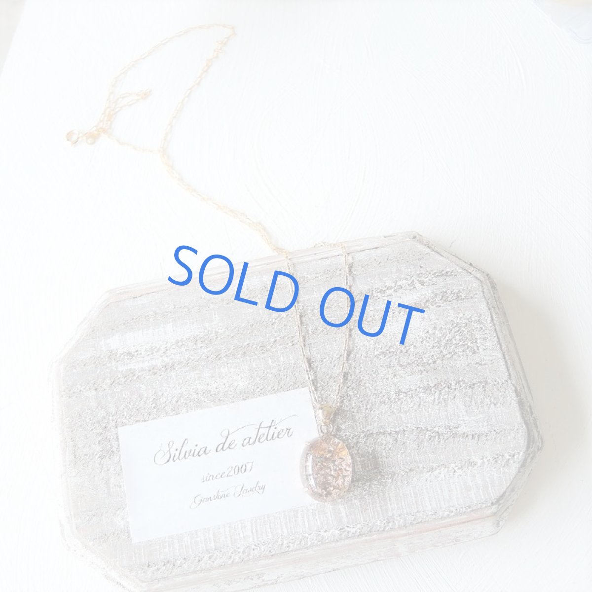 画像5: 【1点もの・B】赤サンゴ風　ガーデンクォーツ　14kgf約50cmネックレス (5)