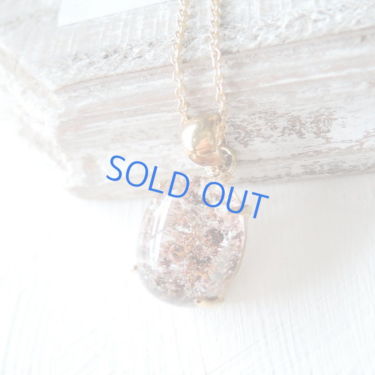 画像5: 【1点もの・D】サンゴ風 ガーデンクォーツ 14kgf約40cmネックレス (5)