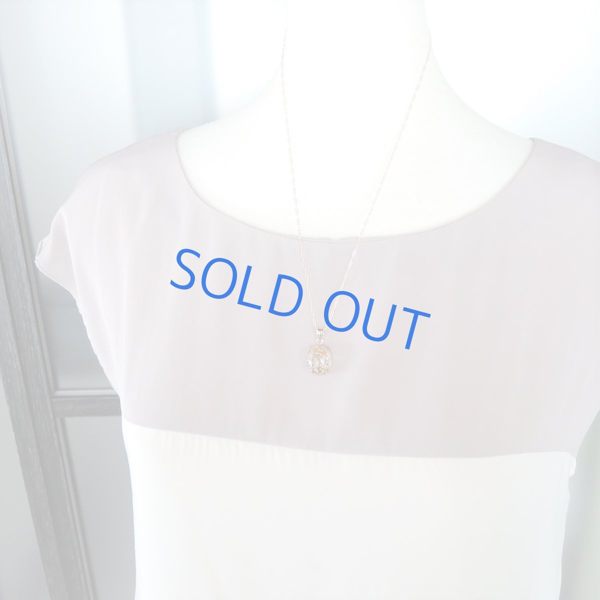 画像8: 【1点もの・B】赤サンゴ風　ガーデンクォーツ　14kgf約50cmネックレス (8)