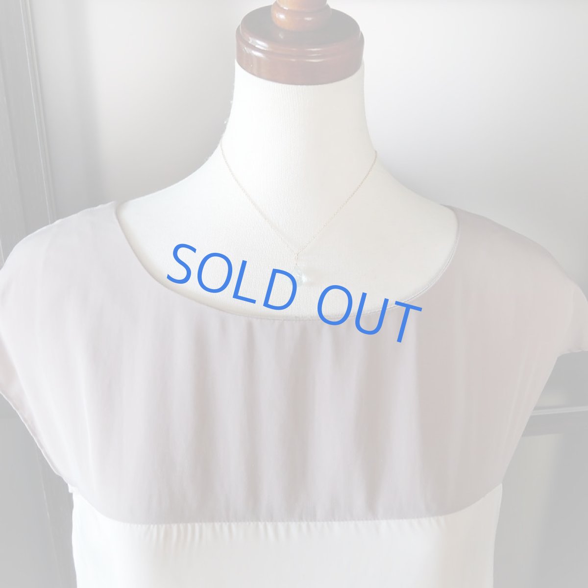 画像8: 【1点もの・D】宝石質 ブルーアクアマリン ペアシェイプ 約40cm 14kgfチェーンネックレス  (8)