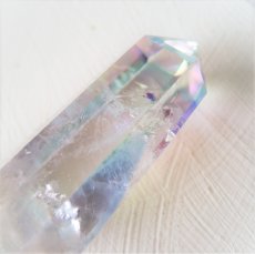 画像5: 在庫次第終了【訳あり粒】大粒　オーラクォーツ結晶　クラスター＆音叉セット (5)