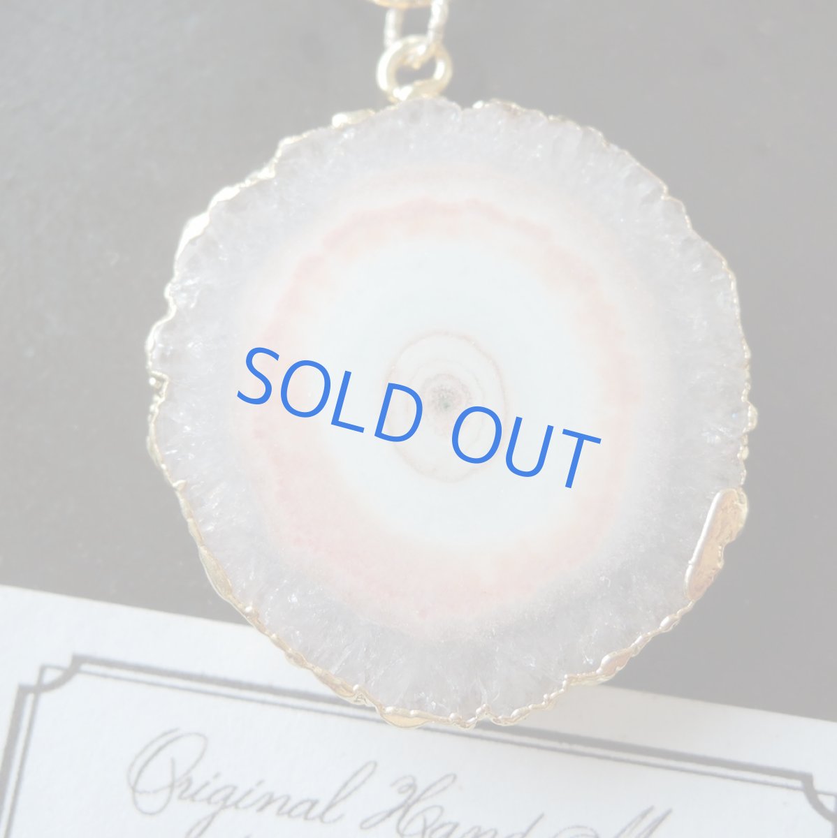 画像3: 【1点もの・大粒B】桜風 ピンク ソーラークォーツ 約60cm 14kgfストリングスネックレス  (3)