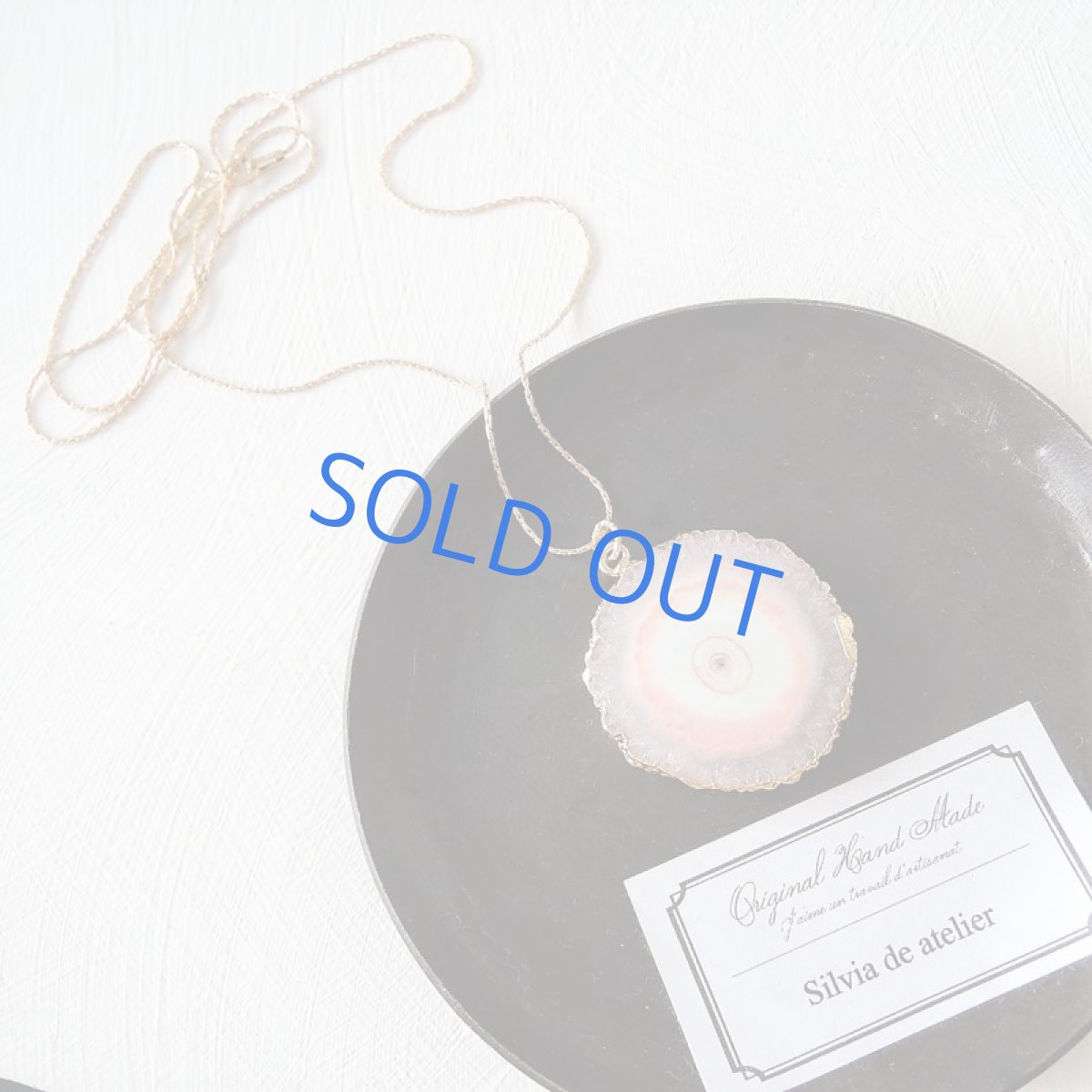 画像5: 【1点もの・大粒B】桜風 ピンク ソーラークォーツ 約60cm 14kgfストリングスネックレス  (5)