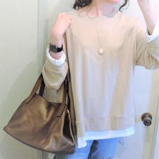 画像6: 【１点もの・大粒A】桜風　ピンク　ソーラークォーツ　約60cm　14kgfストリングスネックレス  (6)