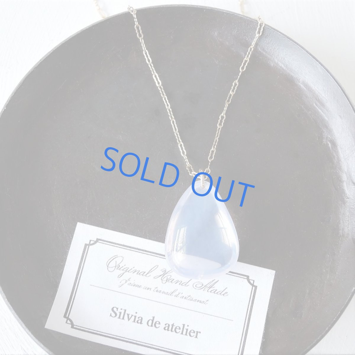 画像4: OUTLET【残り2・超大粒】希少!5A スコロライト タンブル サージカルステンレス約50cmチェーンネックレス (4)