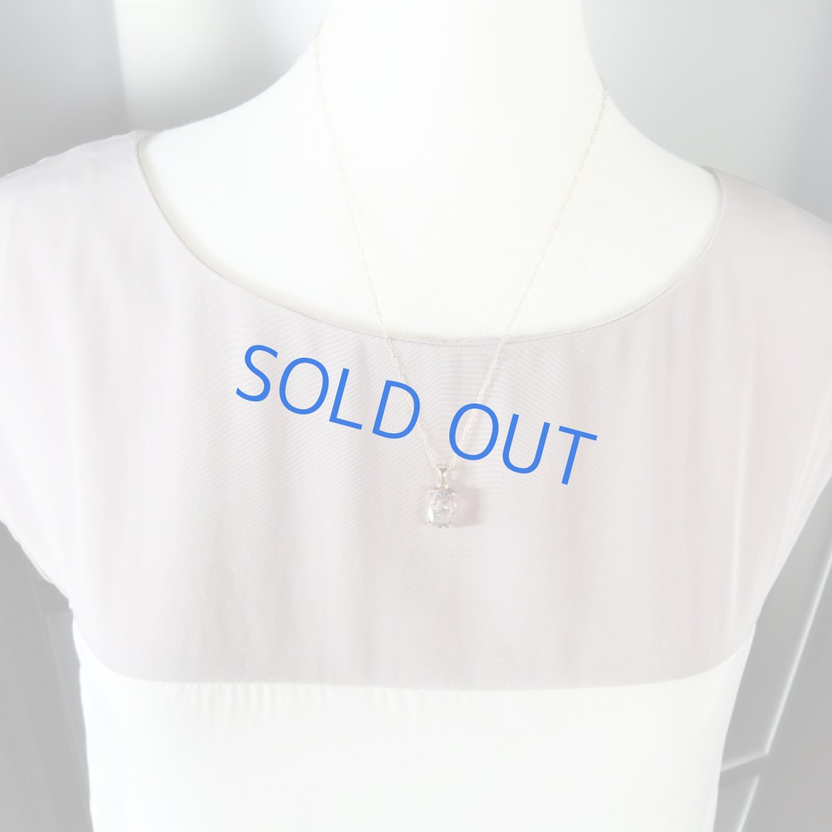 画像7: 【1点もの・シカクE】大粒・宝石質　ブラジル産　ゲーサイト　ジェムカット　14kgf約50cmチェーンネックレス (7)